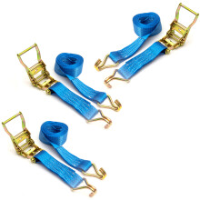 Heavy Duty Ratchet Straps 3m x 50mm Tie Down Secure Cargo 2000kg Van x3
