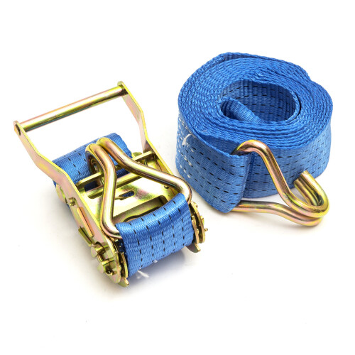 Warrior Heavy Duty Ratchet Straps 3m x 50mm Tie Down Secure Cargo 2000kg Van x2 1