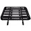 Deck Tray Platform Carry Box Luggage Carrier Roof Rack Luggage Cargo Aluminium Extra Large  Black 4