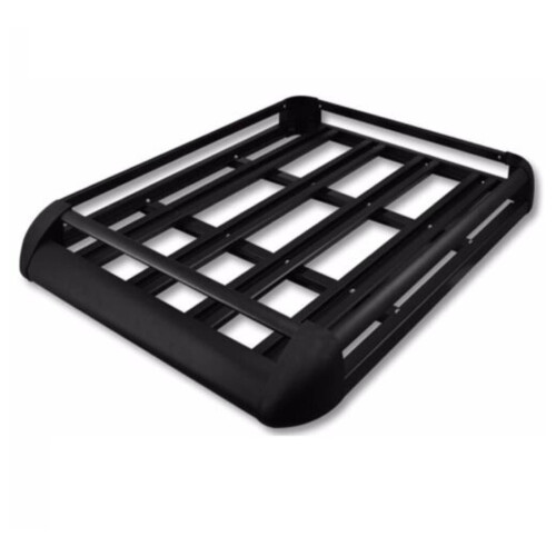 Deck Tray Platform Carry Box Luggage Carrier Roof Rack Luggage Cargo Aluminium Extra Large  Black