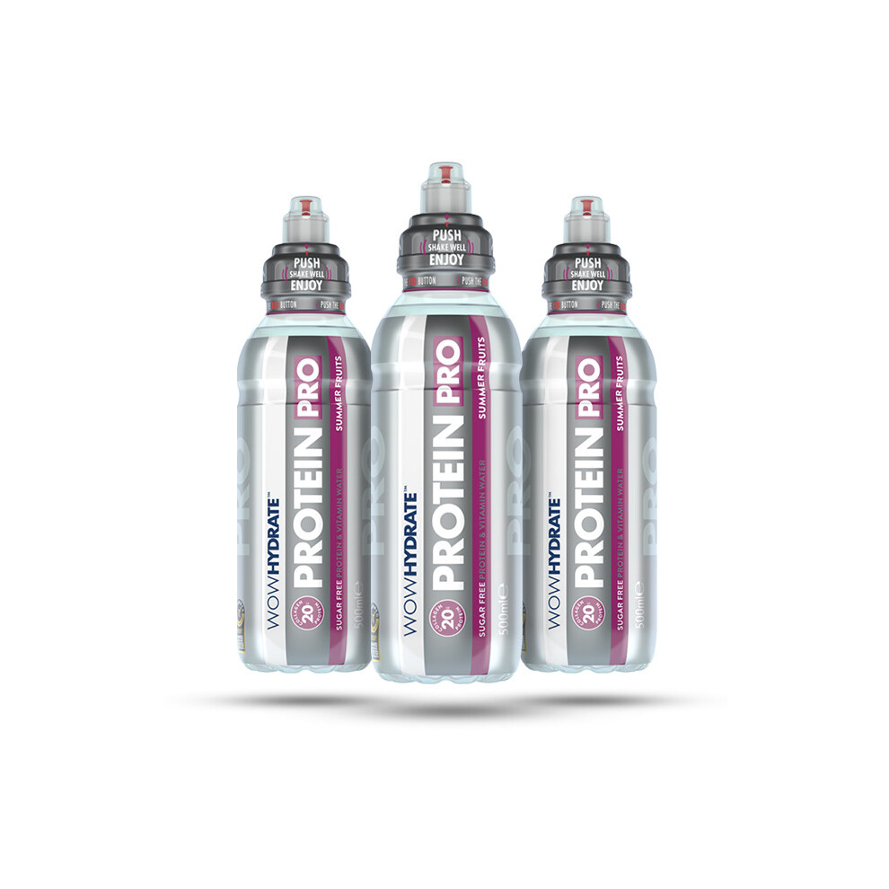 Wow Hydrate Protein Summer Fruits Sports Drink - 12X500ml