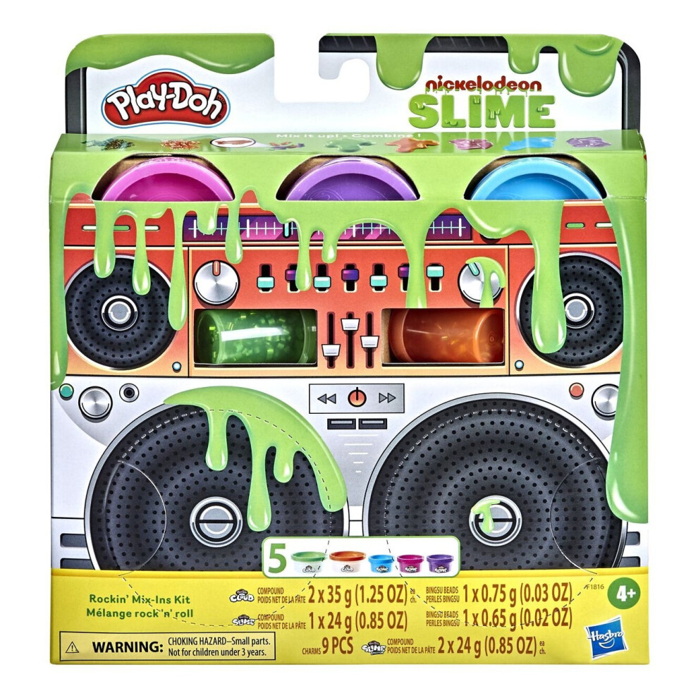 Play-Doh Nicklelodeon Slime Rockin' Mix-Ins Kit