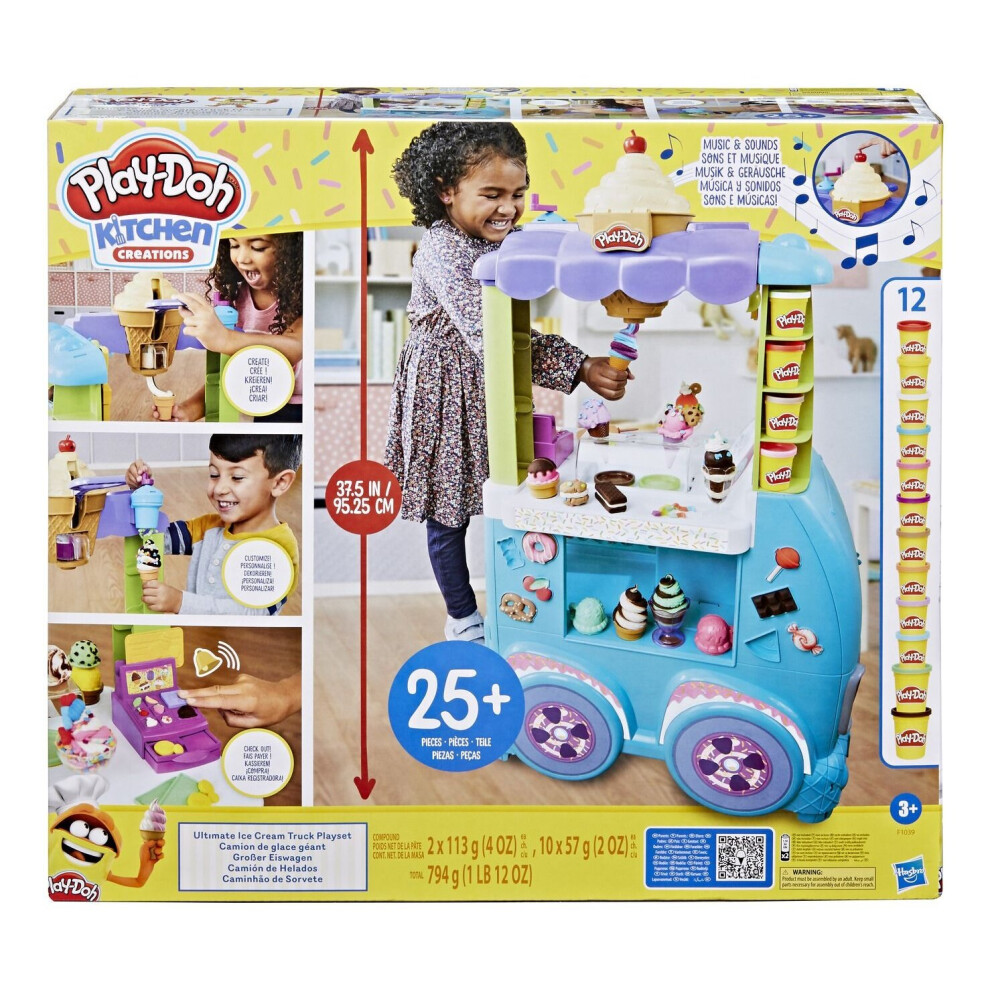 Hasbro Play-Doh Ultimate Ice Truck Set Cream