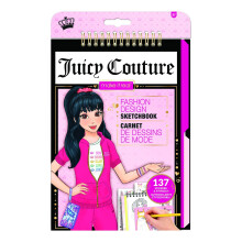 Make It Real Juicy Couture: Fashion Design Sketchbook Bevat 137 stickers en stencils Teken een schets en maak een modekleurboek Tweens en meisjes Kin