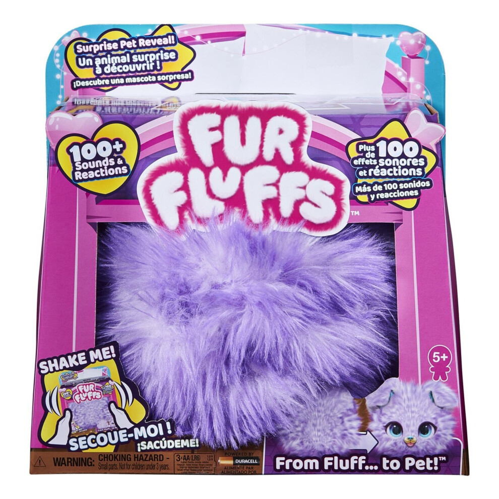 Fur Fluffs Puppy Fluff - Purple