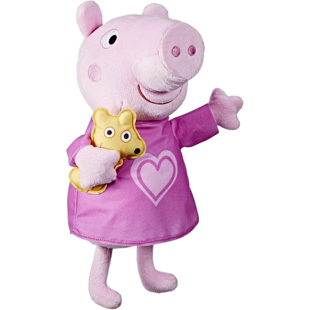 Hasbro Peppa Pig With Teddy Bear Peppa's Bedtime Lullabies Soft Toy