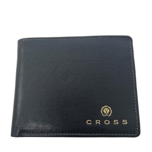 Cross Cross Luxury Houston Slim Leather Wallet - Black