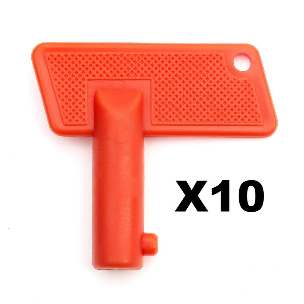 10X Spare Key 12V Caravan Battery Isolator Switch Cut Off Kill Disconnect Power 5056213514754