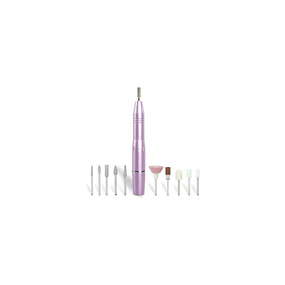 Rio Pink Professional Portable Usb Electric Nail File For Acrylic, Gel & Natural Nails In - Image 7