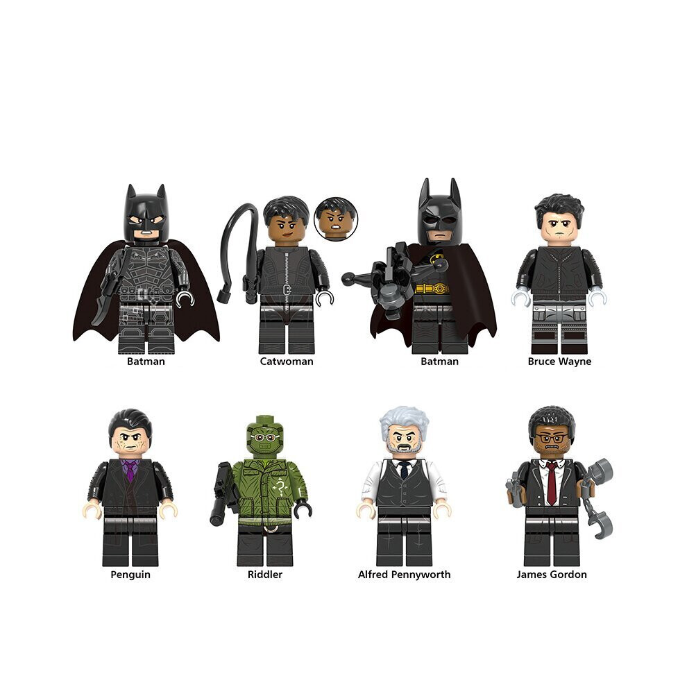 8PCS The Batman Catwoman Minifigure Building Block