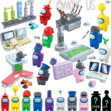 8 in 1 Imposter Among Us Building Block Bricks Puzzle Kids Minifigures Toy Set Best Gifts