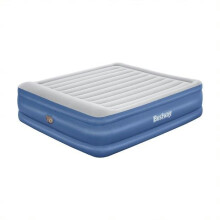 Bestway Tritech Inflatable Indoor King Airbed Air Mattress with Built-In AC Pump