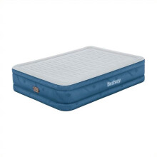 Bestway Fortech Snugable Top Inflatable Indoor Queen Airbed Mattress with Pump