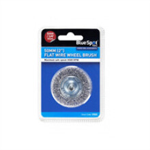 BlueSpot (2") Flat Wire Wheel Brush 50mm