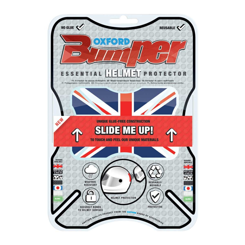 Oxford Union Jack Helmet Bumper 5030009145278