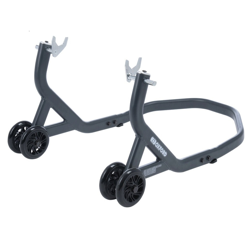 Oxford Zero-G Motorcycle Rear Paddock Stand - Durable Steel, Large Stable Wheels - Image 8