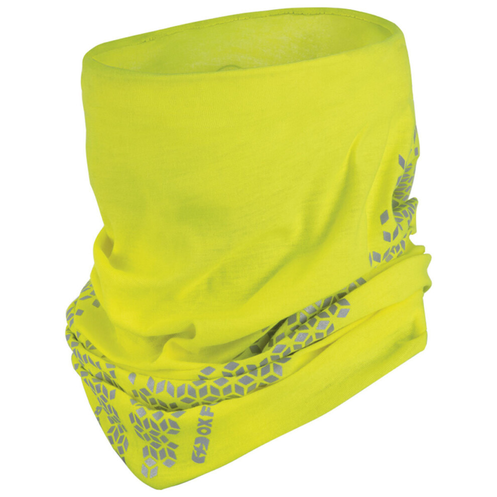 Oxford Tech Pro Coolmax Neck Tube Reflextive Cubed Fluo Yellow 5030009140150