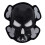 Oxford Skull Knee Sliders Black 1