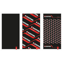 Oxford Comfy Oxford Racing Neck & Head Wear Black / Red - Pack Of 3