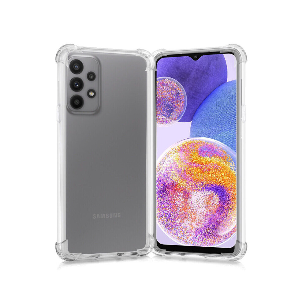 (Clear) For Samsung Galaxy A13 5G Silicone Gel Tpu Phone Case Cover Clear 5060972620748