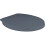 (Grey) Ram® Soft Close Toilet Seat with Quick Release 1