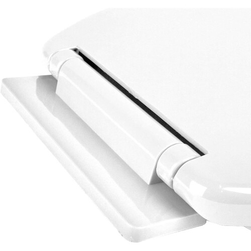 (White) Ram® Soft Close Toilet Seat with Quick Release 1