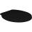 (Black) Ram® Soft Close Toilet Seat with Quick Release 2