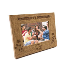 (4 x 6 Inch) University Memories Wooden Photo Frame
