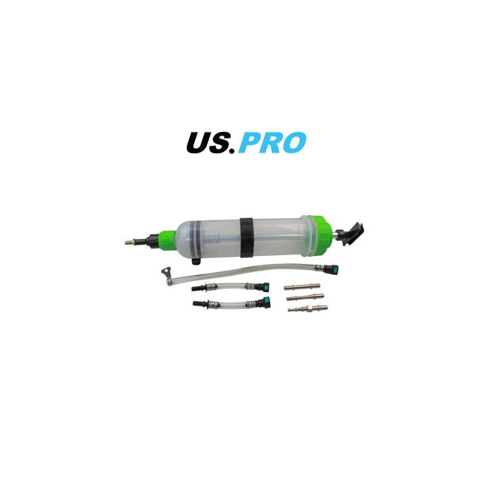 US PRO Tools Fuel Retriever Syringe 1.5 Ltr Suction Pump Fuel Tank Drainer Primer 3290