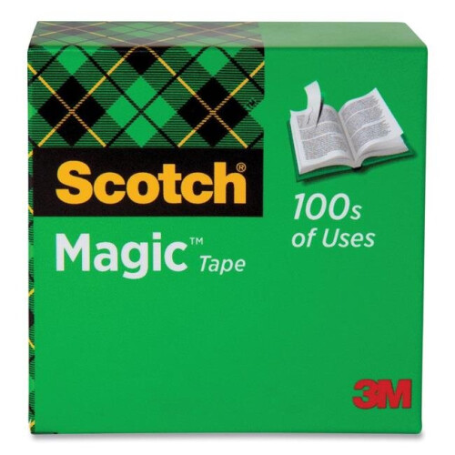 3M 3M 810SX20 0.75 in. x 25 yards 1 in. Core Magic Tape Refill, Clear