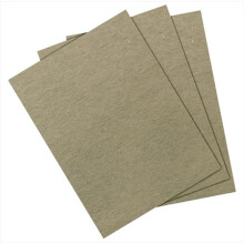 School Smart 085576 Newsboard, 18 x 24 In. - 40-Ply Thickness, Gray, Pack Of 24