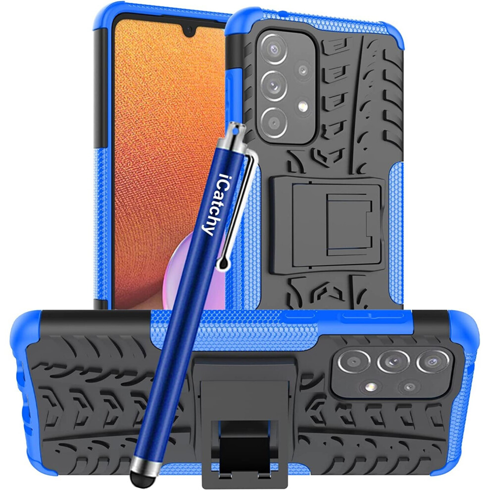 Icatchy (Blue) For Samsung Galaxy A33 5G Rugged Shockproof Cover Blue