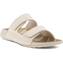 (Limestone, UK 6.5-7) Ecco Shoes 2nd Cozmo Womens Ladies Adjustable Slide Slip on Sandals