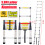 3.8M Aluminium Telescopic Ladder One Button Retraction Multi-Purpose 1