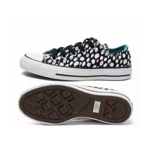 Converse (UK3 - EU35) Converse All Star Animal Print Plimsolls 1