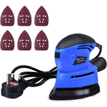 Detail Sander Palm Random Orbital Mouse Sander Polisher Sanding Tool Set with Sand Paper