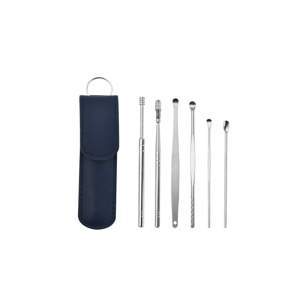 Geni-Store Blue (Blue) Ear Cleaner Wax Removal Tool Earpick Sticks Earwax Remover Curette Ear Pick Cleaning