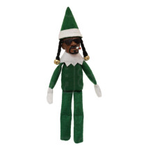 (GreenA) Snoop on A Stoop Christmas Elf Doll Color Box Snoop Fun Collectible Gift