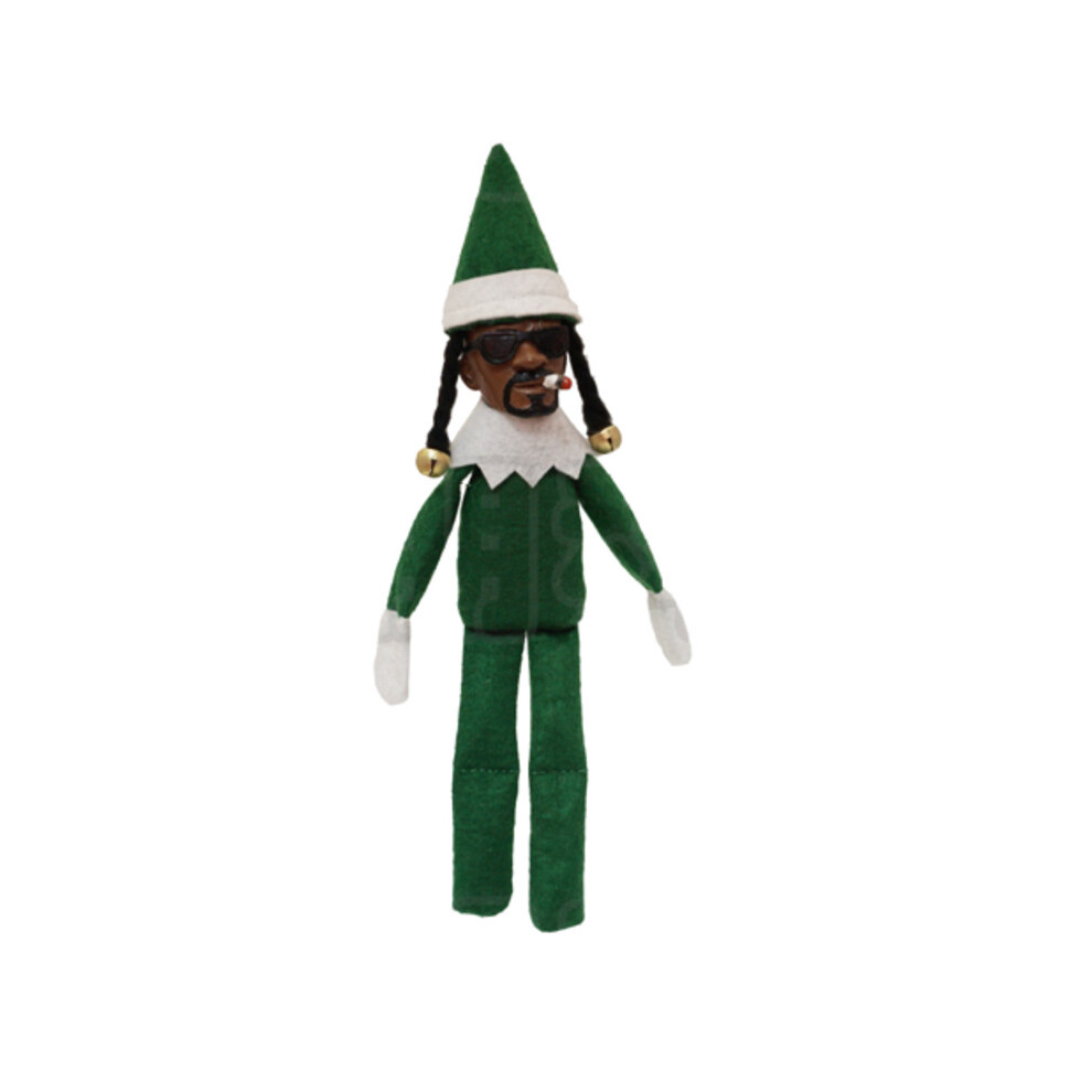 (GreenA) Snoop on A Stoop Christmas Elf Doll Color Box Snoop Fun Collectible Gift