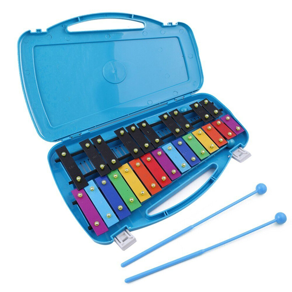 (Blue) Kids Percussion Musical Instruments Hand Knock Xylophone