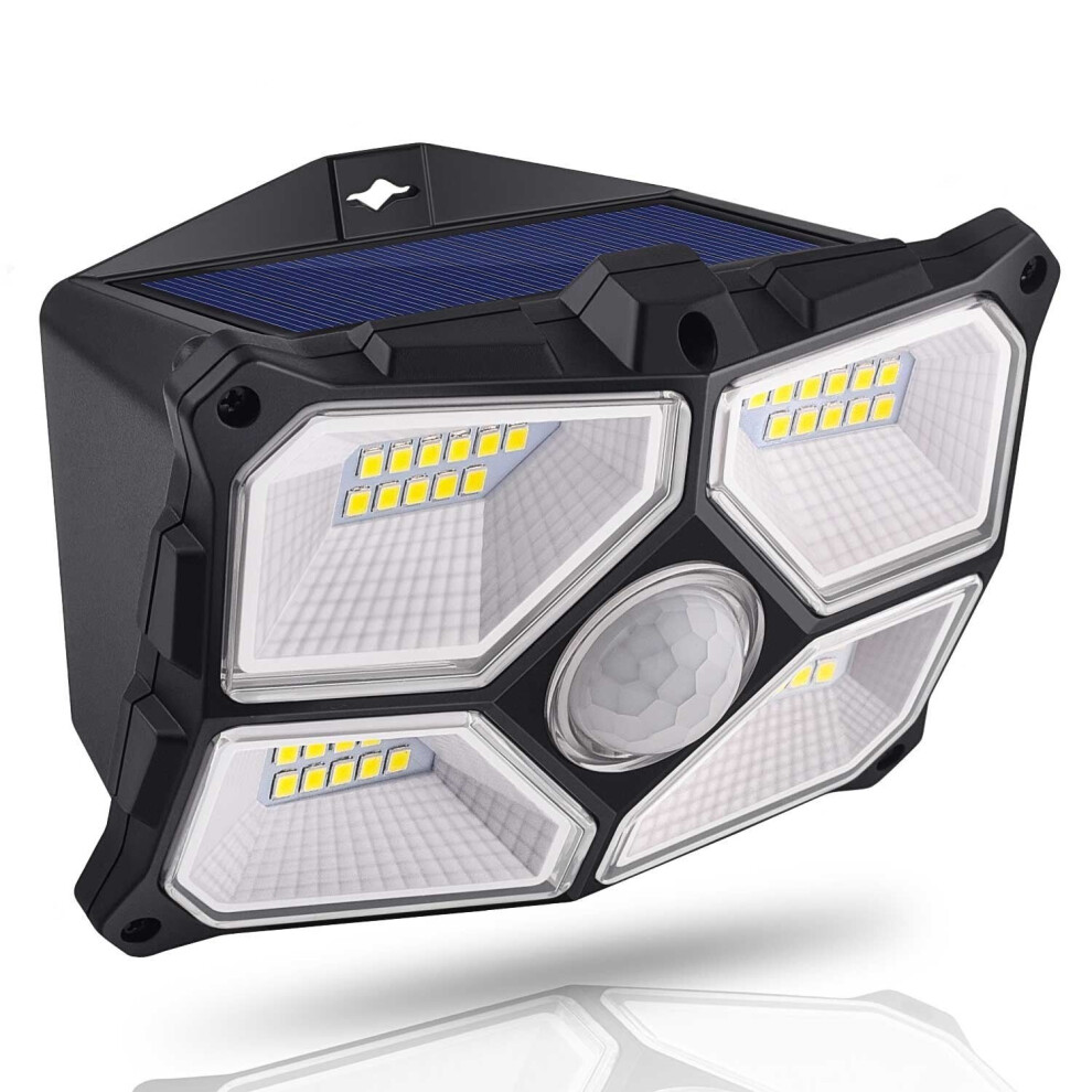 (4pcs) 40 LEDs Wide Angle Wall Lamp 120 Degree Sensoring Angle 4 Luminescent Surfaces