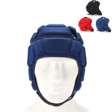 (Black) Adjustable Sports Headgear Football Rugby Ice Hockey Baseball