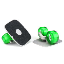 (E) 2 Pcs Skate Board PU Flashing Wheel Split Skateboard Drift Plate Roller Skate Outdoor Sport
