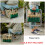 Gardening Stool Organizer and Folding Garden Seat Combo 16