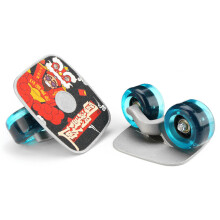 (A) 2 Pcs Skate Board PU Flashing Wheel Split Skateboard Drift Plate Roller Skate Outdoor Sport