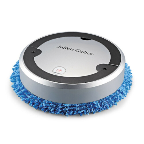 (Grey) Mopping Robot USB Automatic Charging Cleaner Spray Wet & Dry UV Sterilization Machine