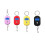 (Red) Mini Keychain Digital Hanging Scale Electronic Luggage Hook LCD Backlight Kitchen Steelyard 8