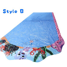 (B) 600*103cm Giant Surf Lawn Summer Pool Water Play Slide Ladder For Children To Outdoor Toys