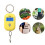(Pink) Mini Keychain Digital Hanging Scale Electronic Luggage Hook LCD Backlight Kitchen Steelyard 2