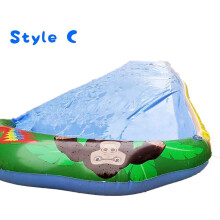(C) 600*103cm Giant Surf Lawn Summer Pool Water Play Slide Ladder For Children To Outdoor Toys